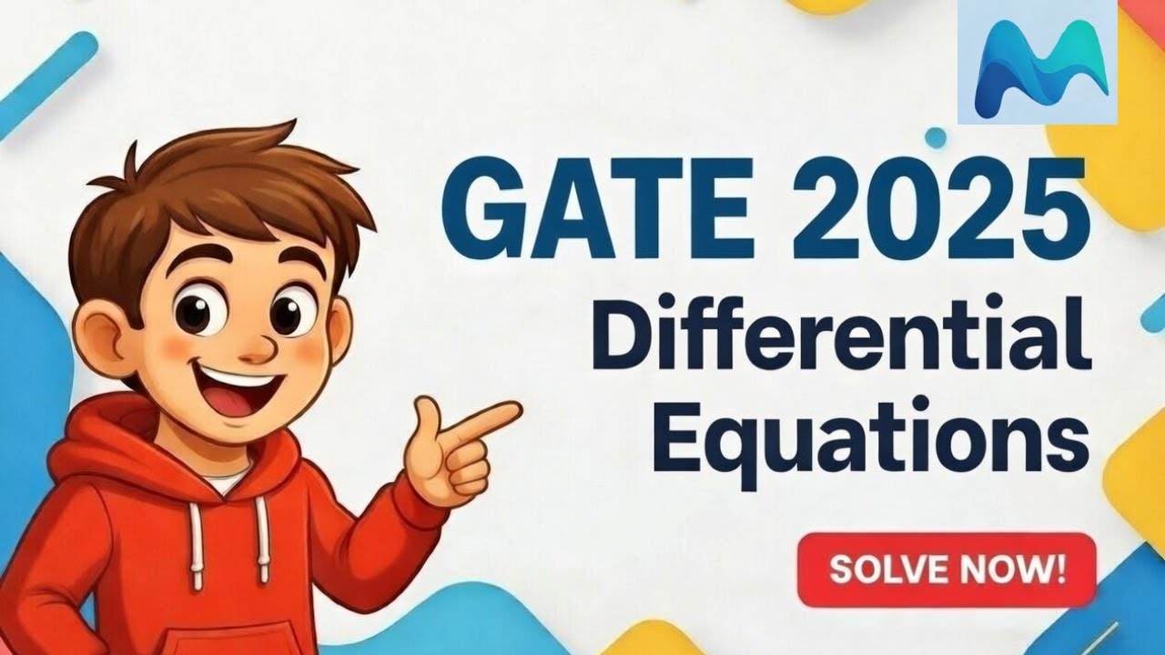 Gate 2025-Questions | Differential equations |PYQs