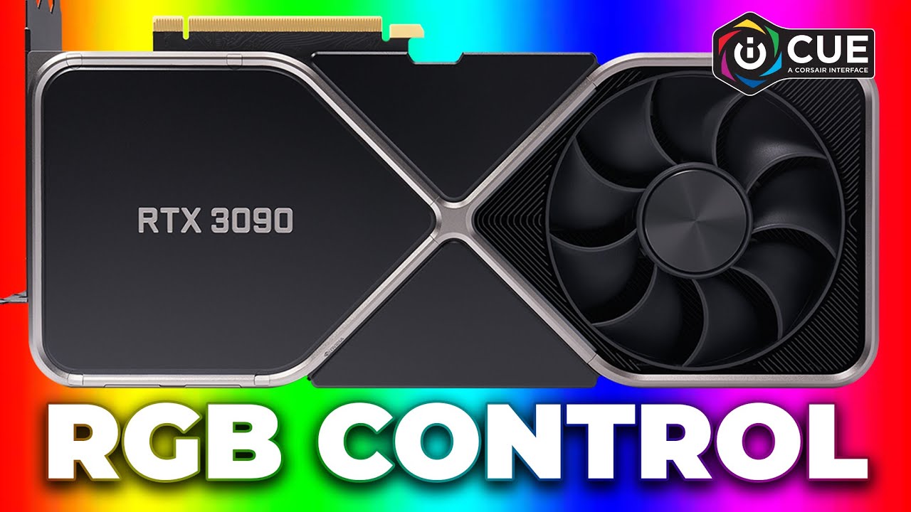 How To Change Nvidia RTX 3000 Series LED Lights RGB - Corsair iCue