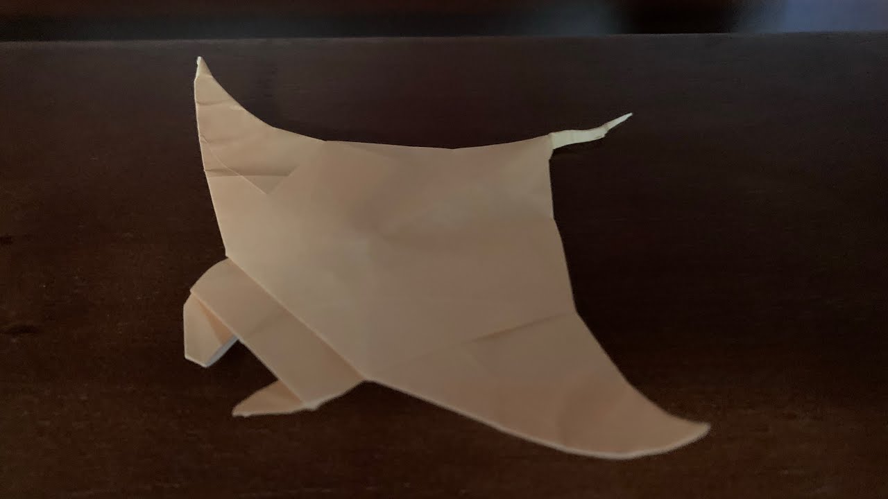 Origami Manta Ray (Satoshi Kamiya)