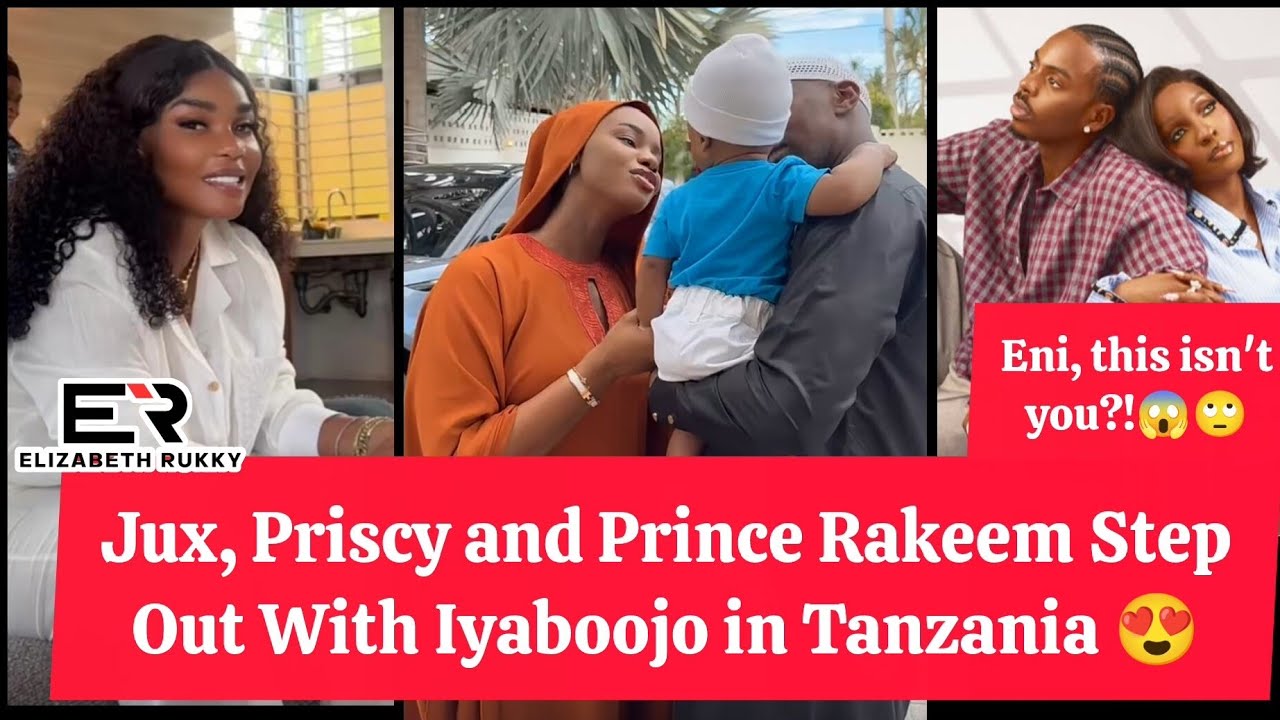 Jux, Priscy & Rakeem Visit Jux's Mom with Iyaboojo| Priscy's Mom Stocks Food for Her| Eni Dragged 😱😭