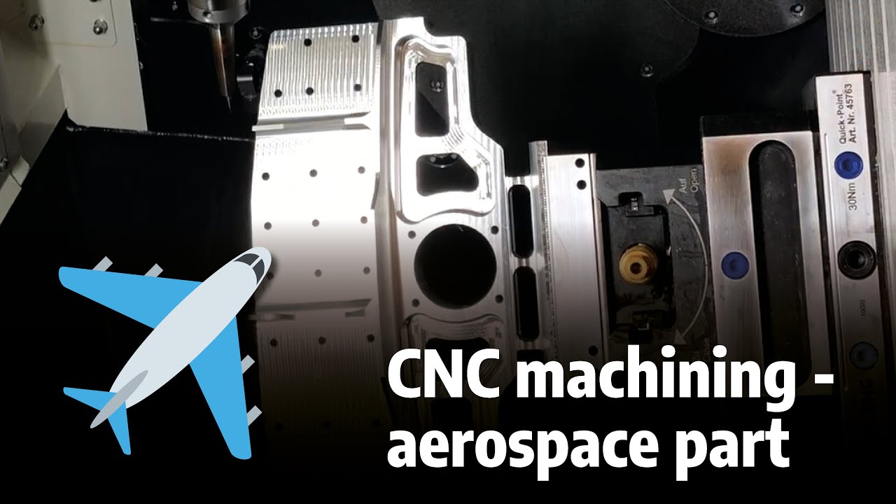 5-axis milling / CNC machining of an aerospace part