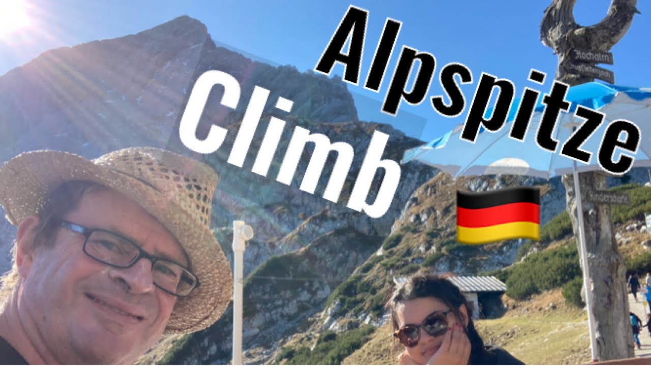 Alpspitze Climb Bavarian Alps most iconic Mountain stands above Garmisch Partenkirchen Ski Town Tour