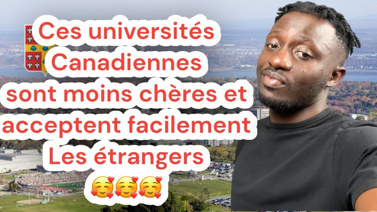 🇨🇦Fais ta demande d'admission dans les universit&eacute;s les moins ch&egrave;res du Canada 🇨🇦