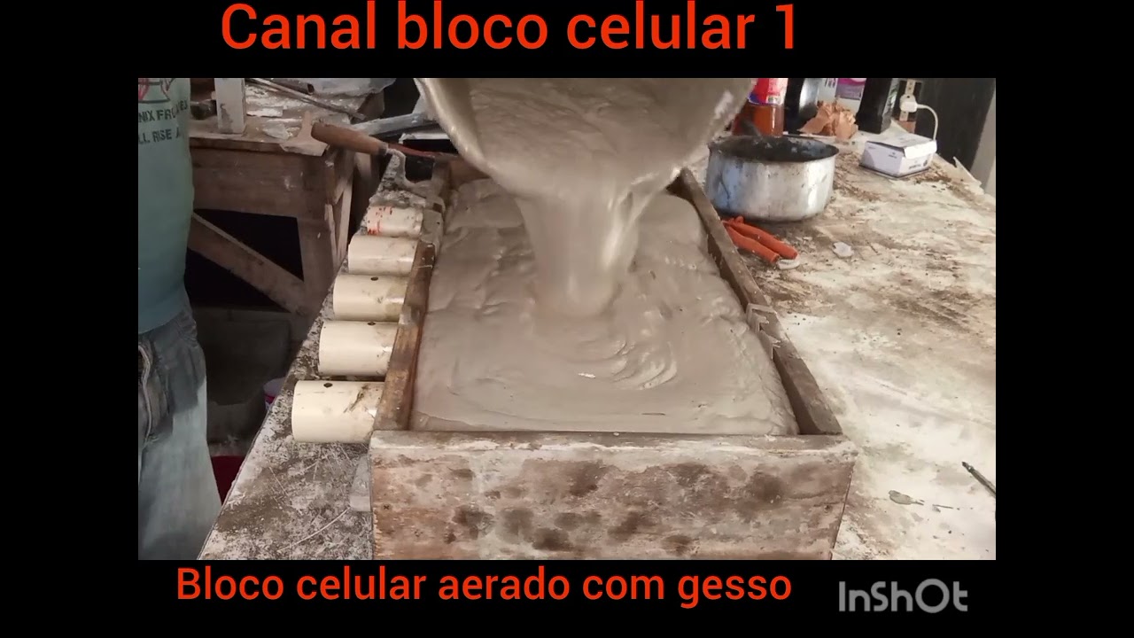 Bloco celular aerado com gesso será que dá certo?
