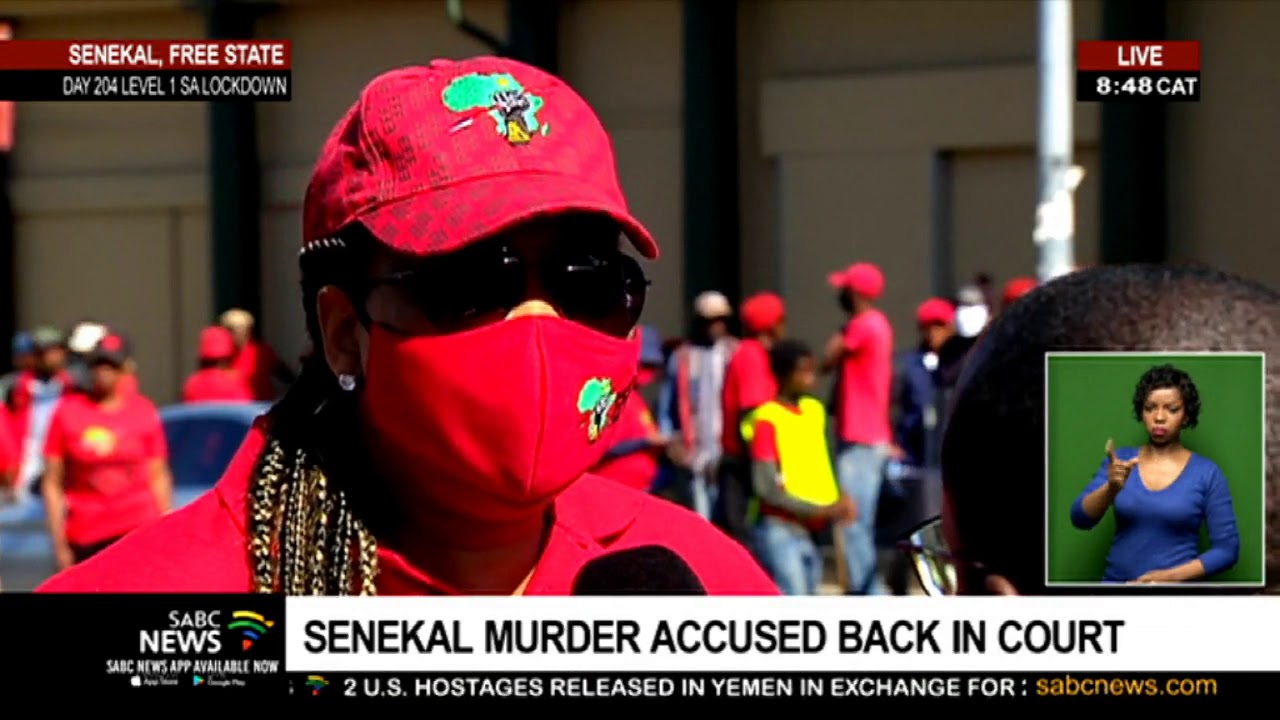 Senekal murder accused back in court