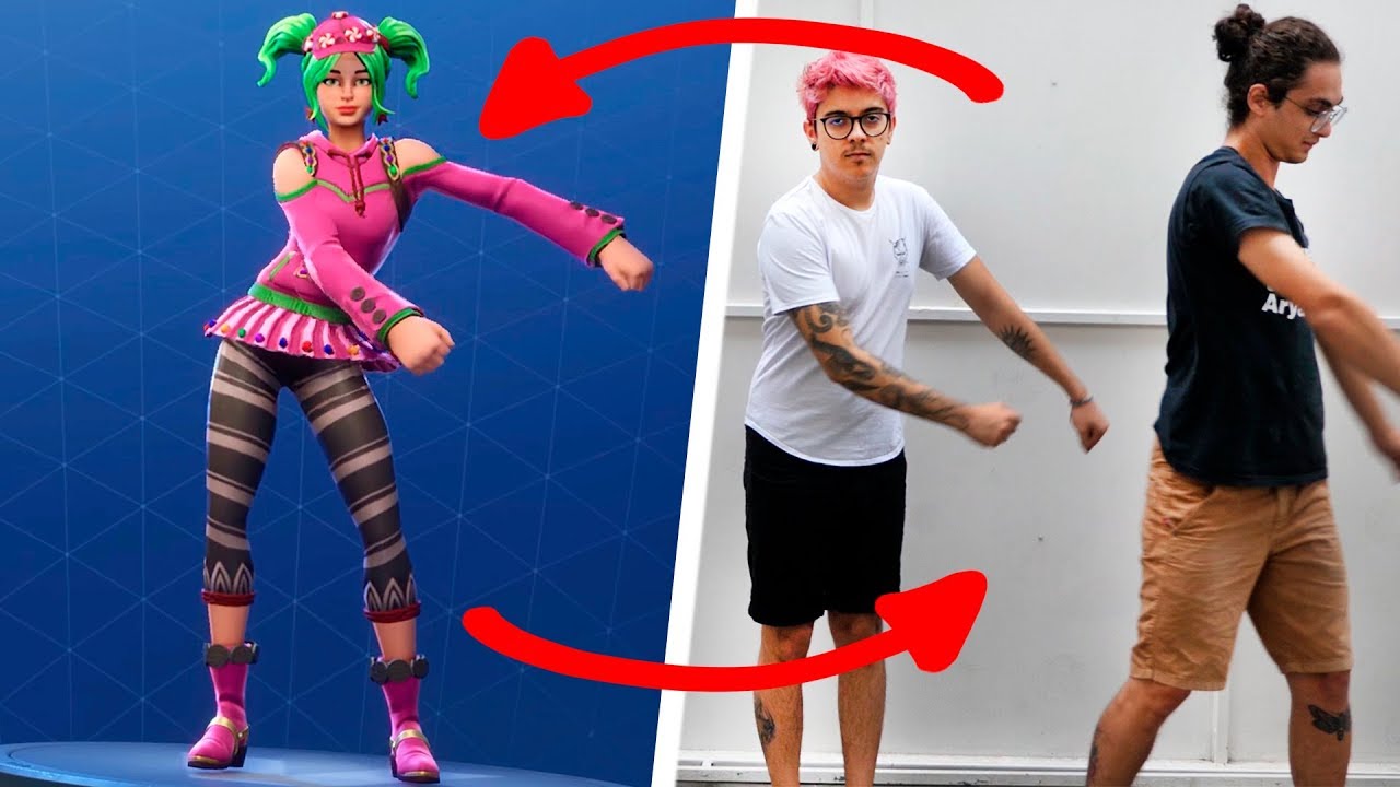 DESAFIO DE DANÇAS: FORTNITE! 🎵 (QUEM DANÇA MELHOR?) - mike -