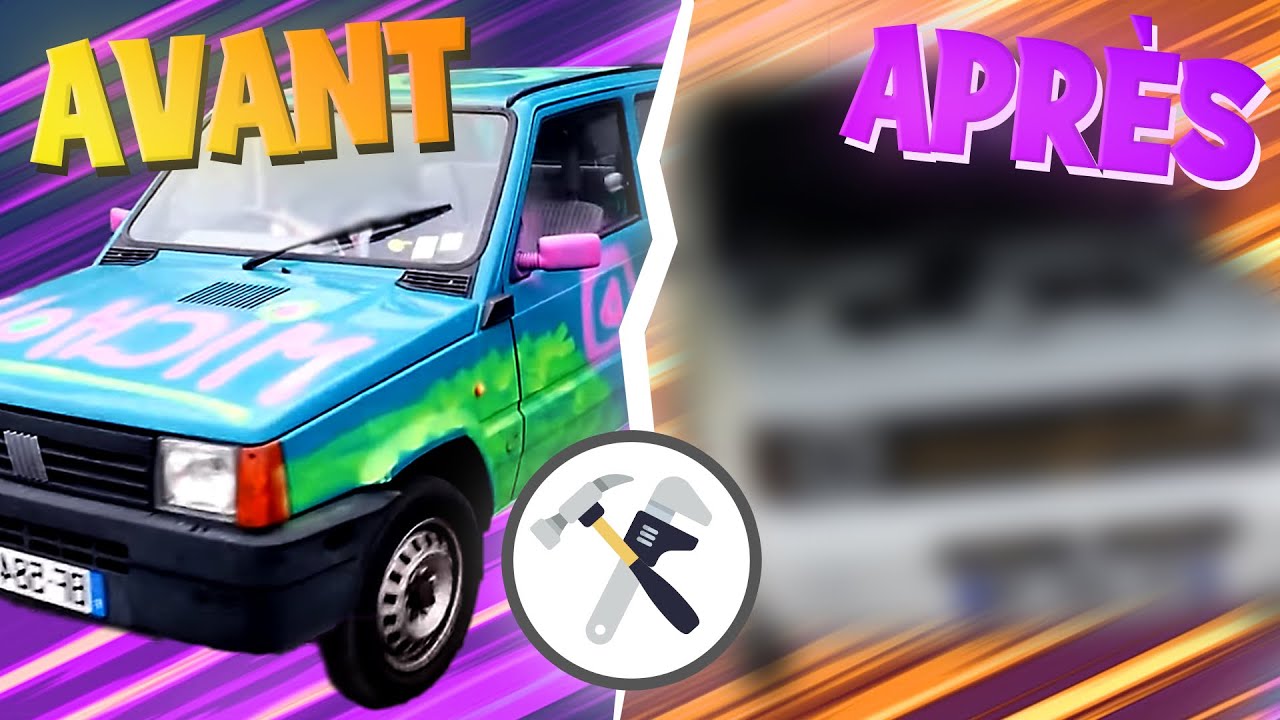 LA FIAT PANDA DE MICHOU EST ENFIN TERMINEE..