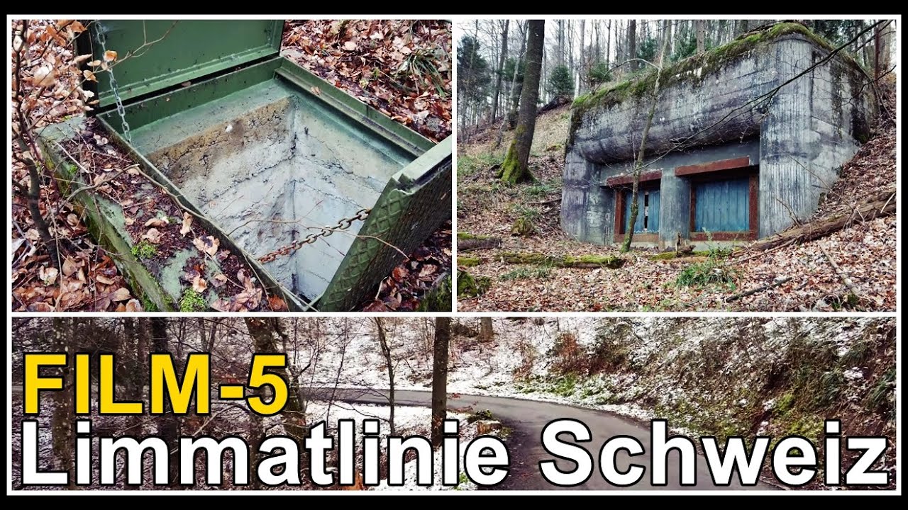 Schweizer Militärbunker / Sehr grosser (offener) Bunker gefunden / Limmatlinie Schweiz / Film 5