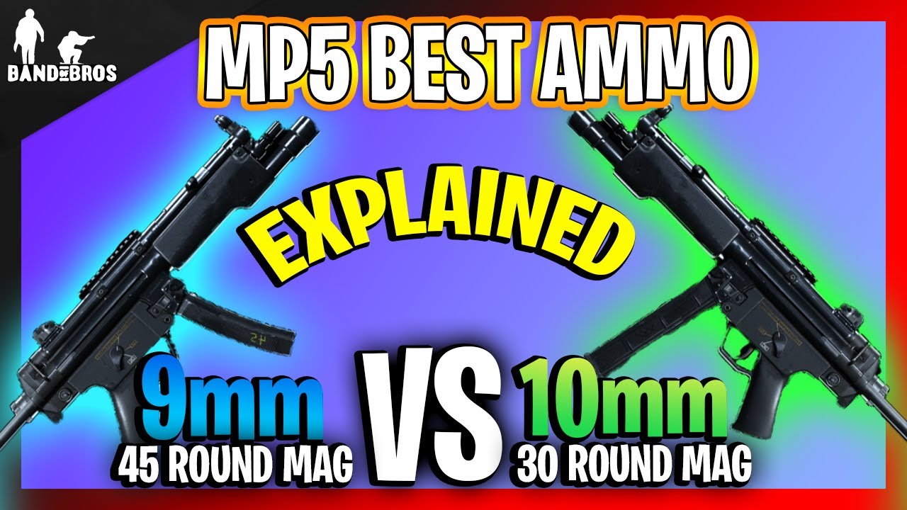 MP5 10mm vs 9mm Ammo Tested | Which one should you choose? Best ammo for MP5 Warzone |Modern Warfare