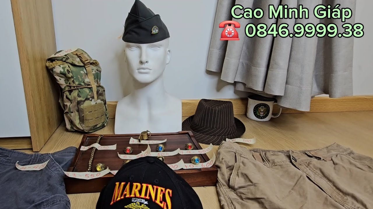 [25/02/2026] ĐỒ LÍNH MỸ: NHẪN US, NÓN CANO, QUẦN SHORT TÚI HỘP US, NÓN PHỚT LH: 0846.9999.38