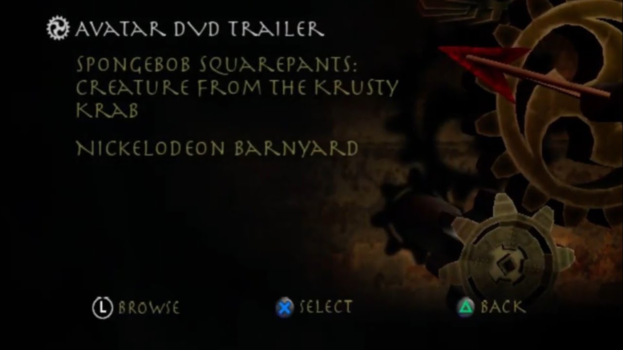 Trailers For Avatar: The Last Airbender PS2 (US)