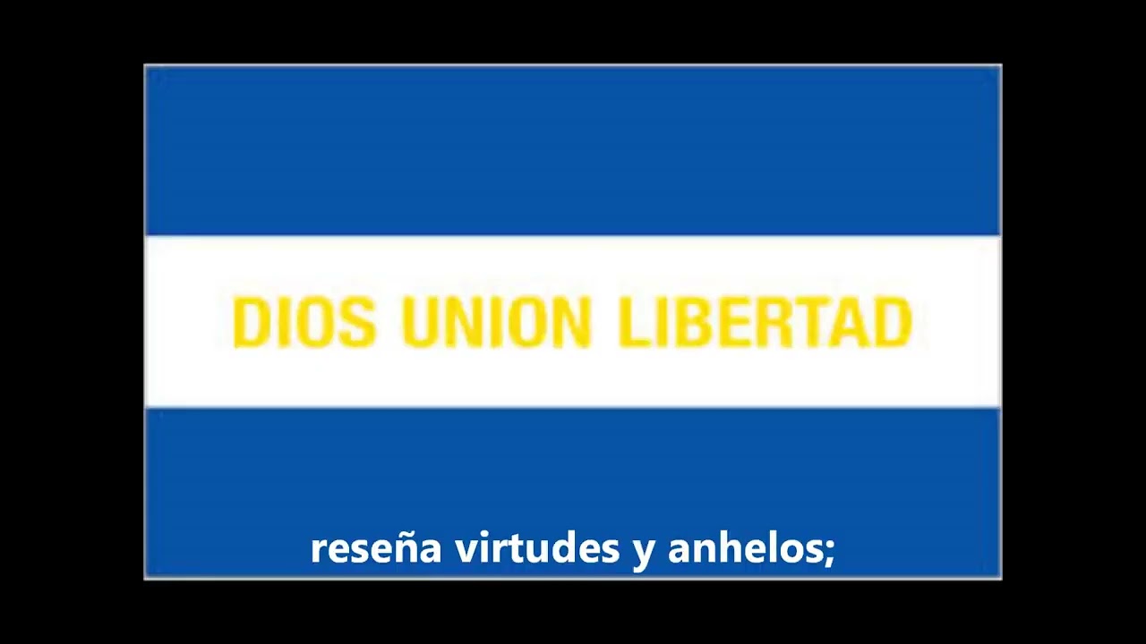 Oracion a la Bandera Salvadorena Recitada y con Letra
