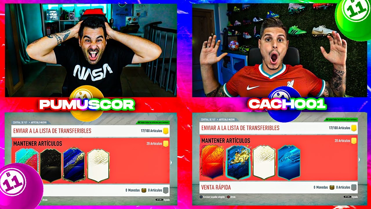 EL MEJOR FIFA BINGO CON ICONO MOMENTS DISCARD VS CACHO !!! FIFA 20