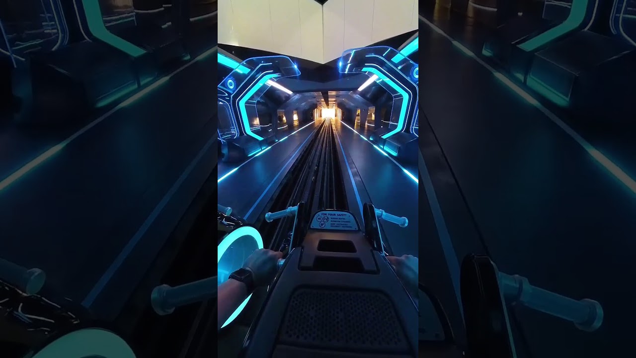 TRON Lightcycle Run POV 🎢