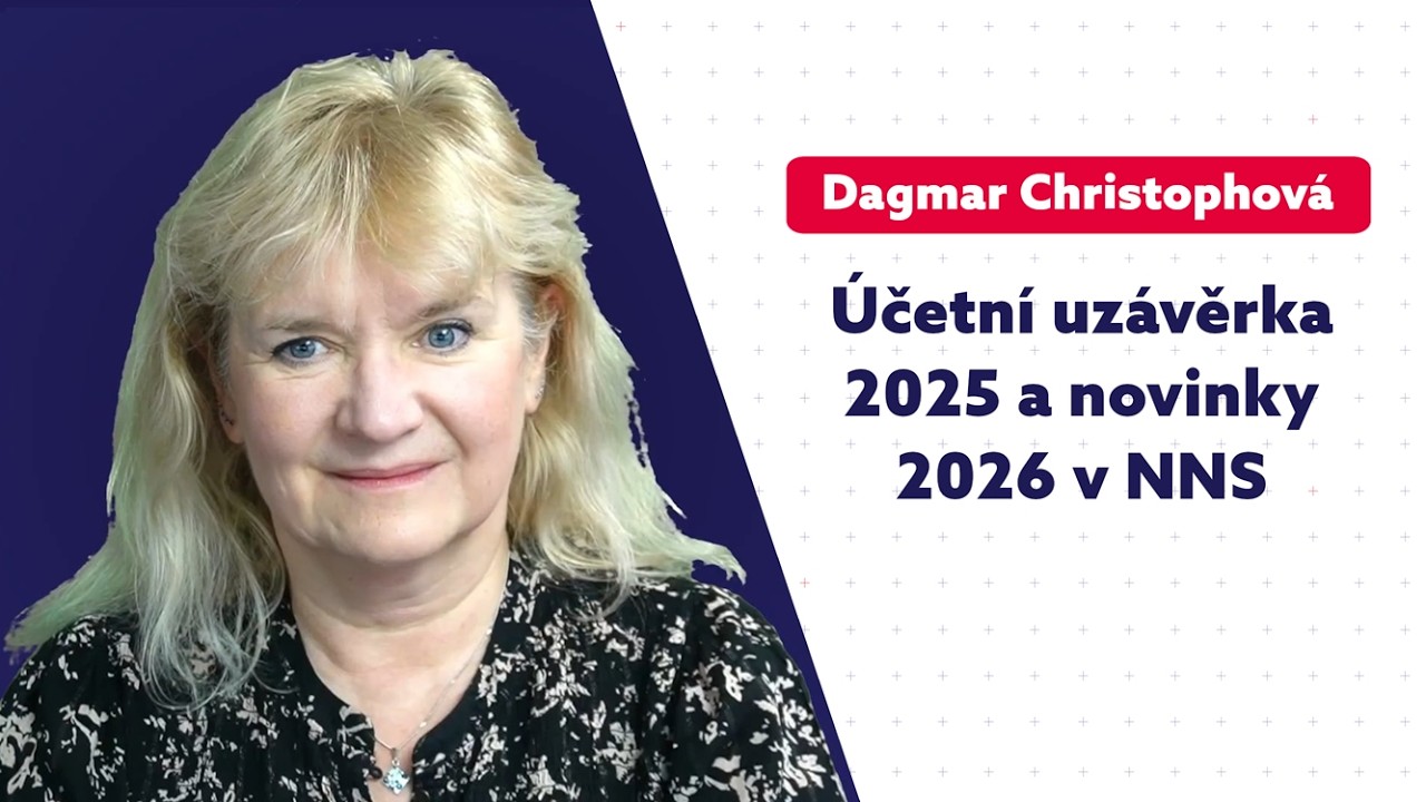 Ukázka ze školení Účetní závěrka 2025 a novinky 2026 v nestátním neziskovém sektoru