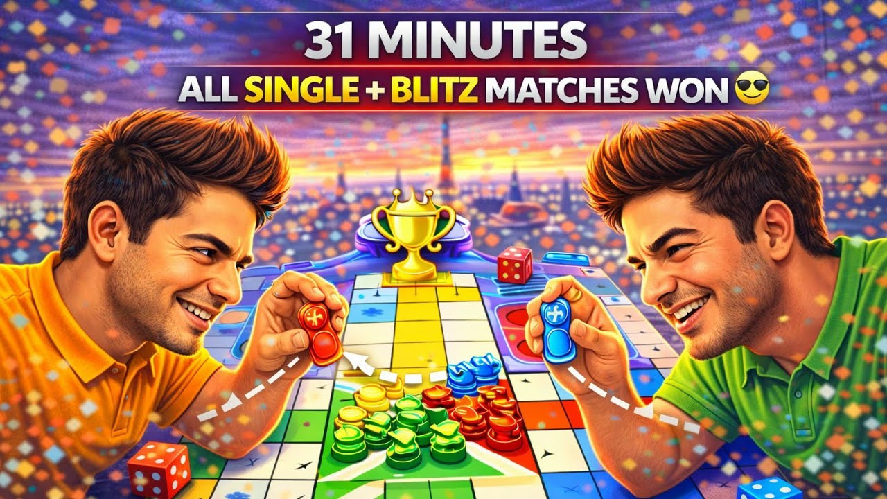 Single + Blitz Domination 😱 | 31 Minutes Arrow Mode | No Match Lost 🔥 🎲🎲