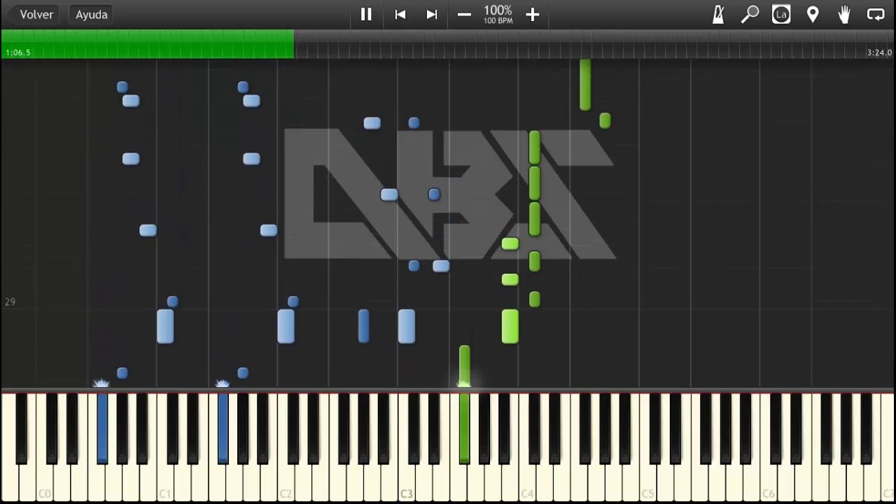 Jamie Berry - Peeping Tom Feat. Rosie Harte [Piano Tutorial - Synthesia]