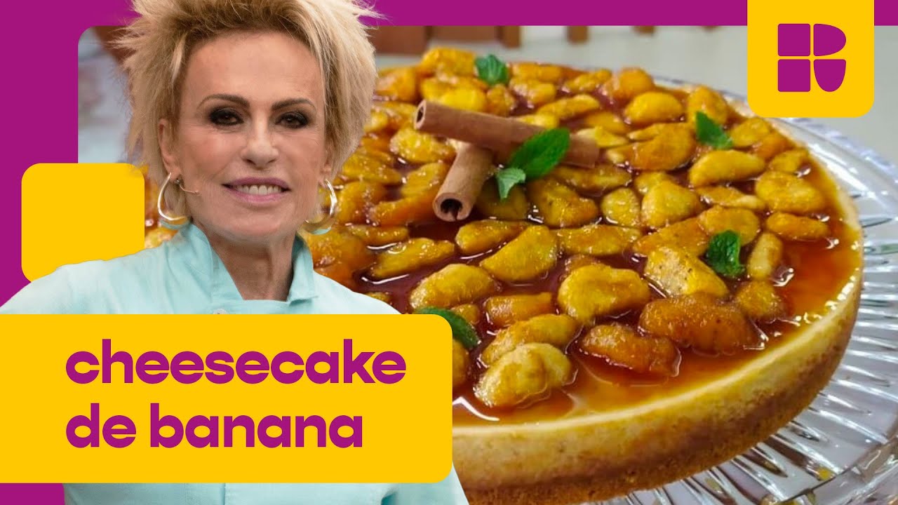 Cheesecake de banana super rápido! | Mais Você
