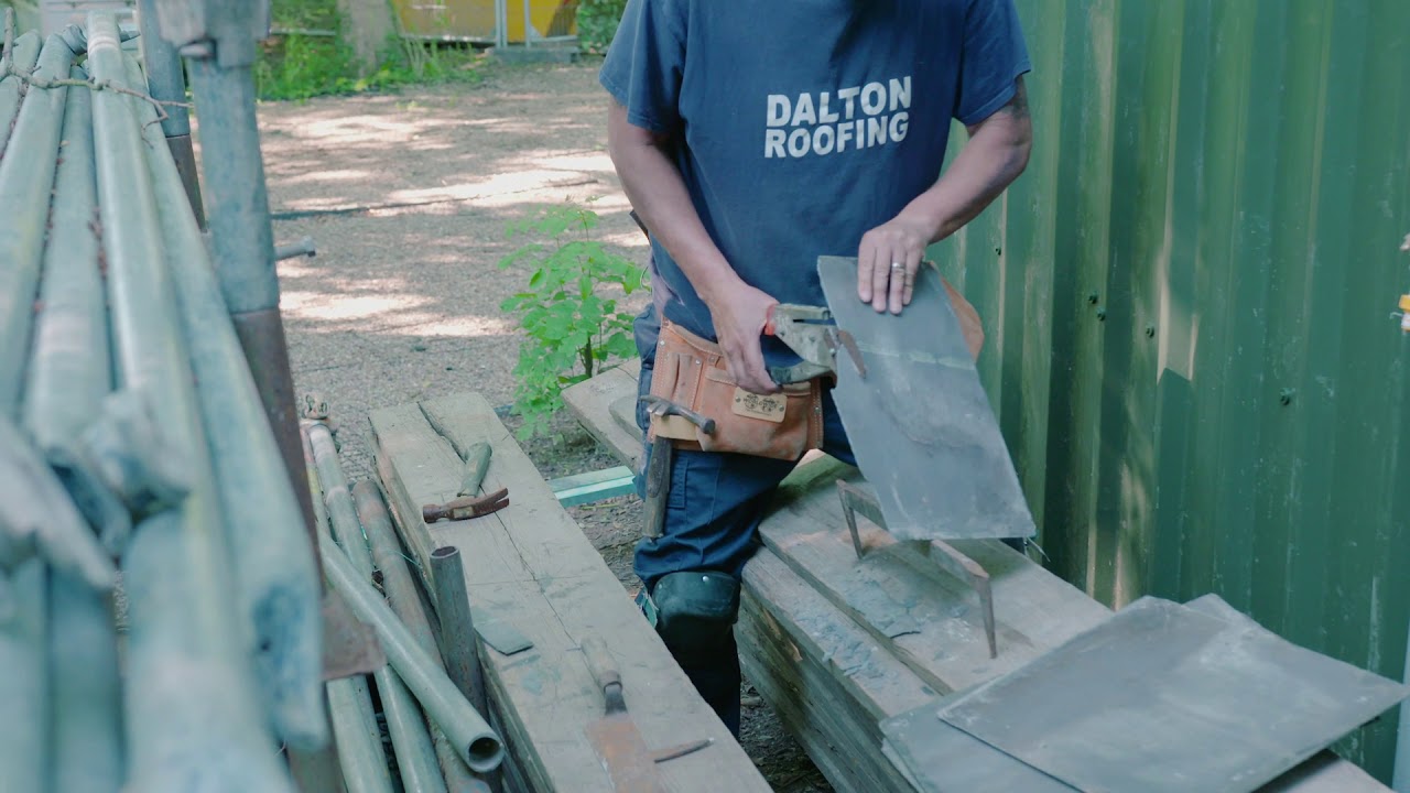 How to Cut Secondhand Roof Slates | Dalton Roofing Tips