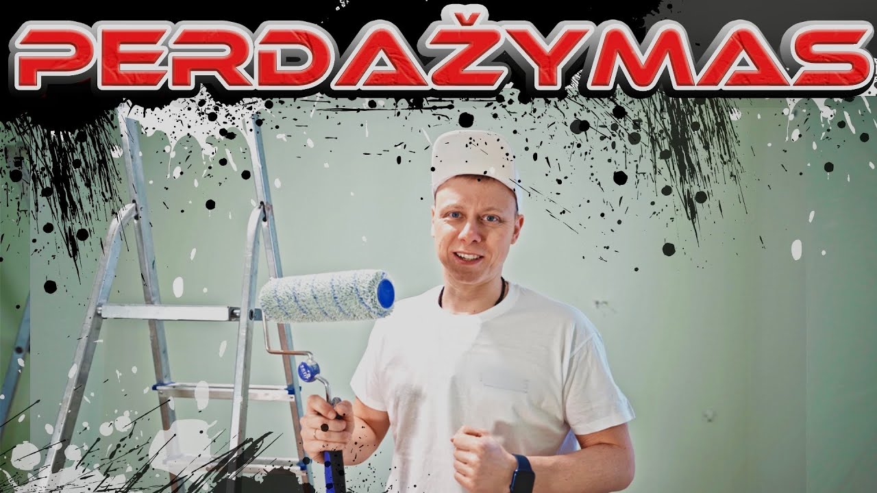 Sienų lubų perdažymas.