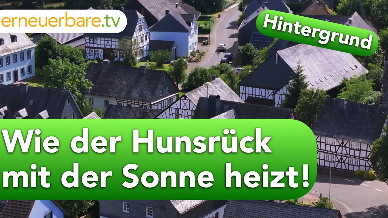 Solare Fernwärme im Hunsrück