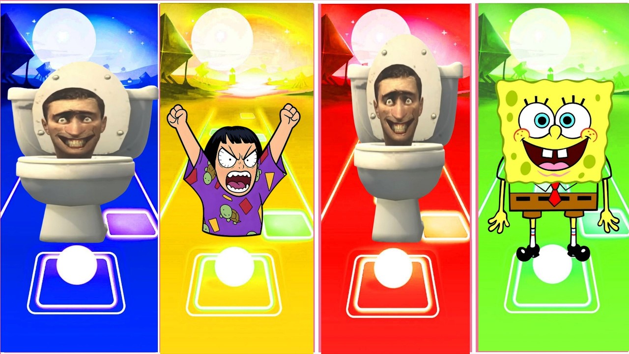 Skibidi Toilet Coffin Dance Battle 😱 | Tiles Hop – Part 5