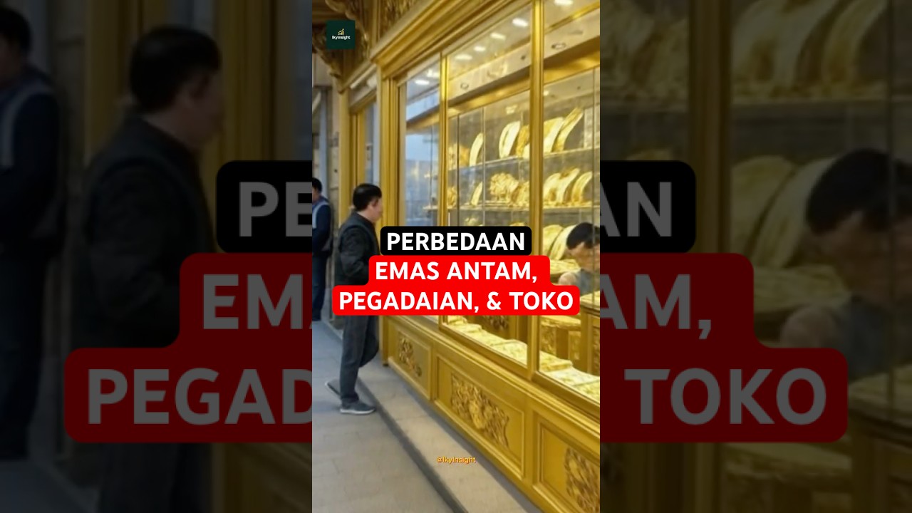Bedanya Beli Emas di Antam, Pegadaian, dan Toko Emas! #emas #antam #pegadaian #tokoemas #hargaemas
