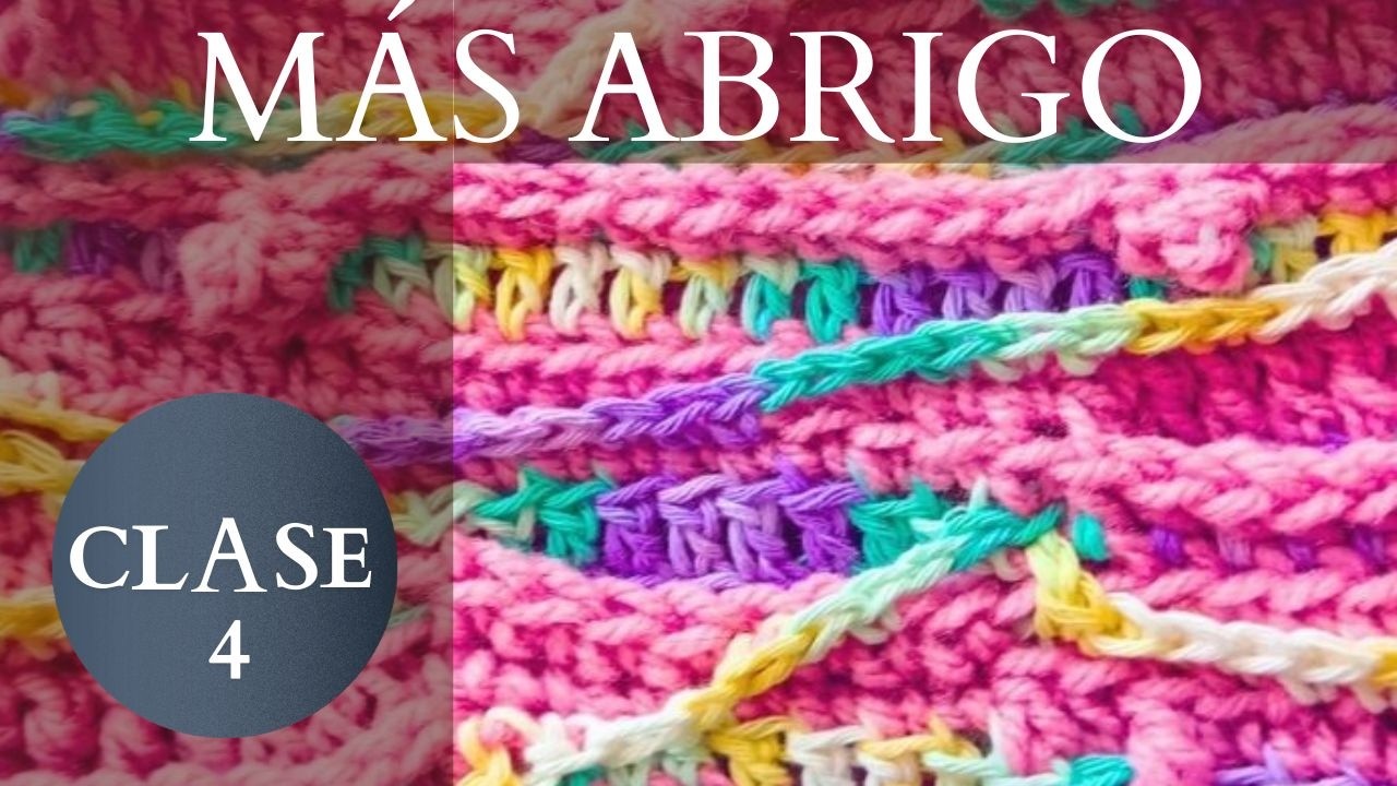 RELIEVES con Doble Lana: Más Abrigo y Textura | Microclase 4 DIESTRAS | Cuello Freeform