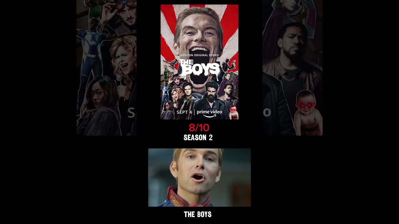 The Boys Seasons Ranked | 1-4 | #shorts #theboys #homelander