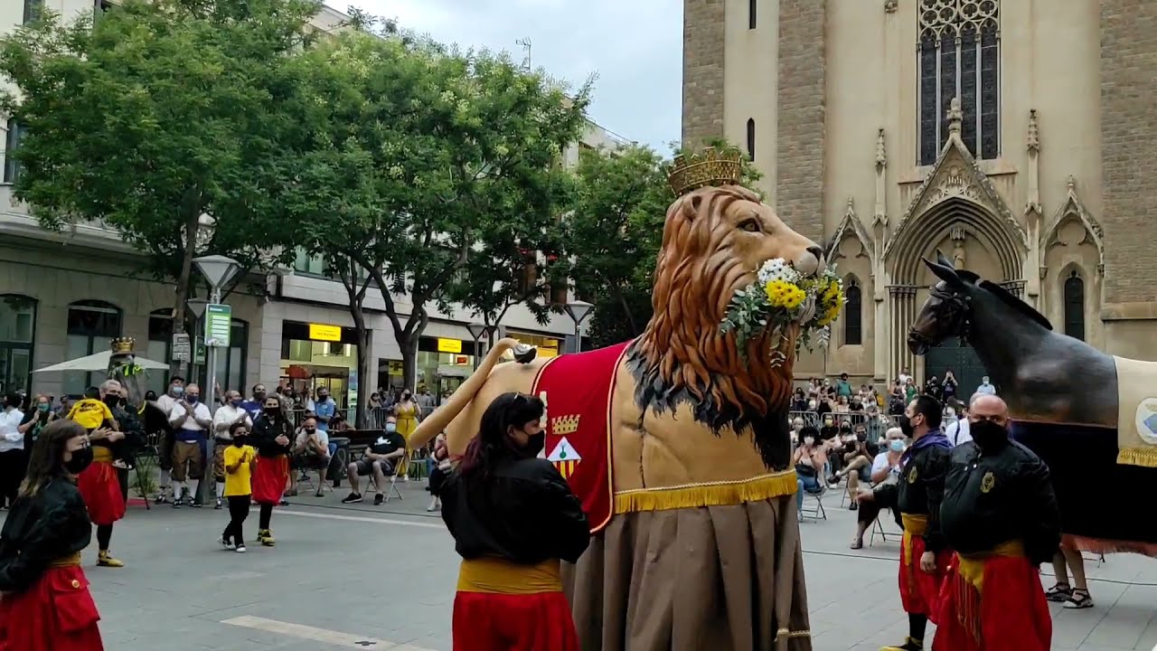 Ball final amb els Lleons, Àligues, Mulassa i Pàjara | Bateig del Lleó de Sabadell 2021