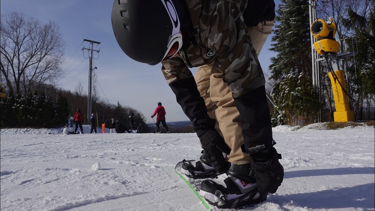 Snowboarding At Blue Mountain, PA 2021