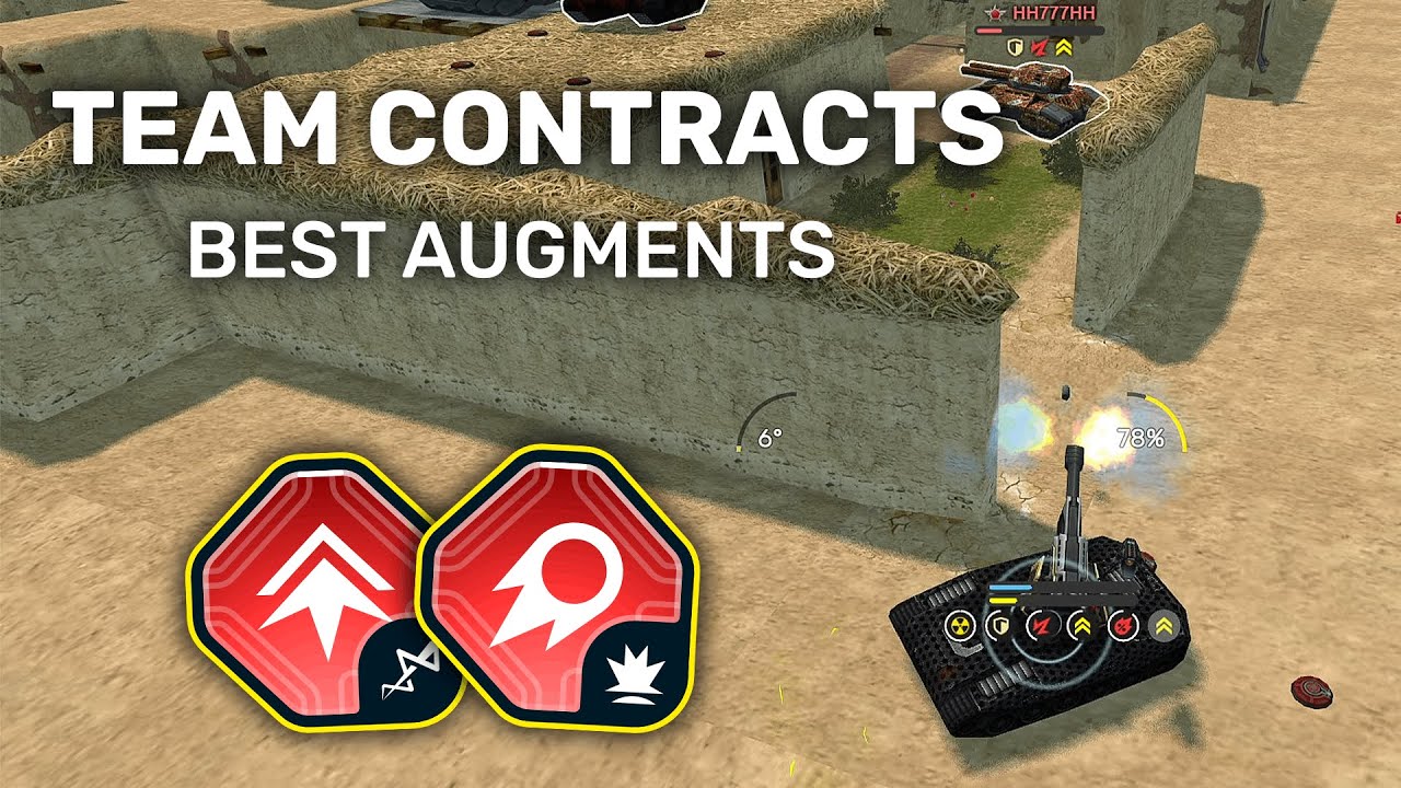 Tanki Online - "TEAM CONTRACTS EVENT" | Best Augmnts | P1