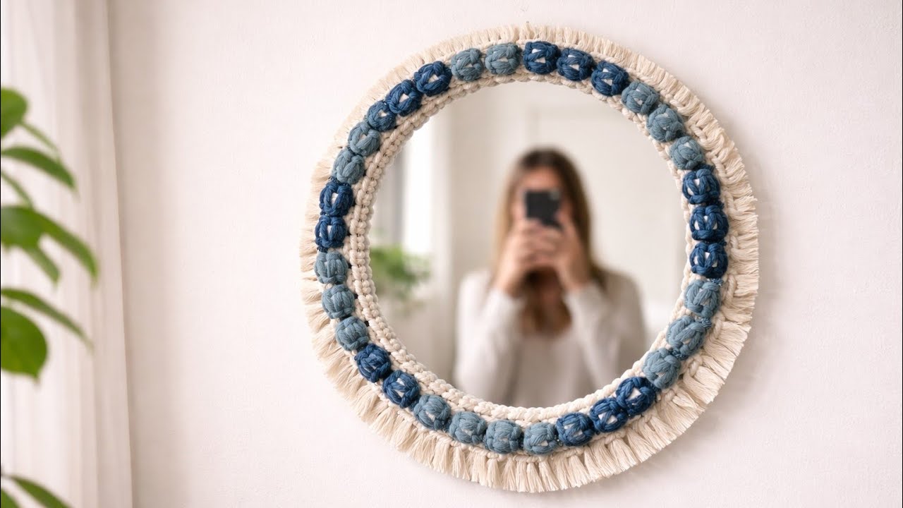 Macrame Mirror Tutorial That Anyone Can Master