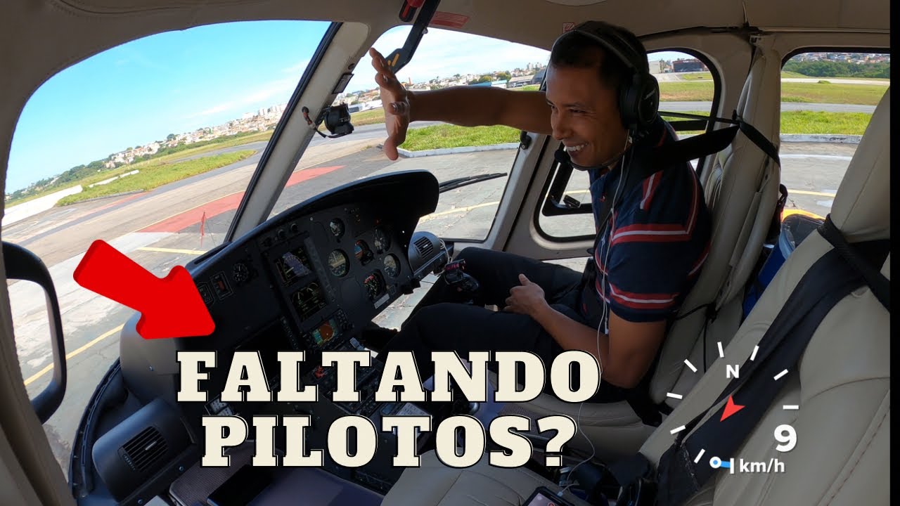 Faltando pilotos de helicóptero? Mercado de trabalho 2023. Voo para a Pampulha! Com fonia