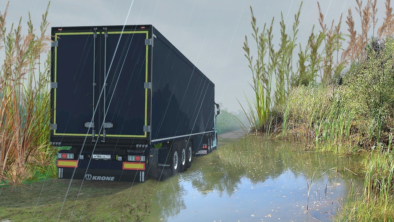 Трасса Залесск - Приозерск - Карта из Дальнобойщики 2 в Euro Truck Simulator 2
