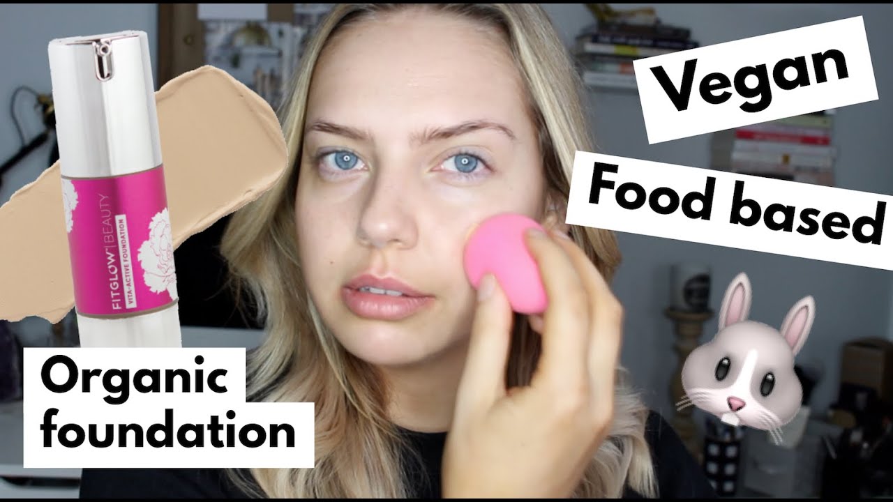 FitGlow Vita-Active Foundation Review | Vegan, Organic Makeup