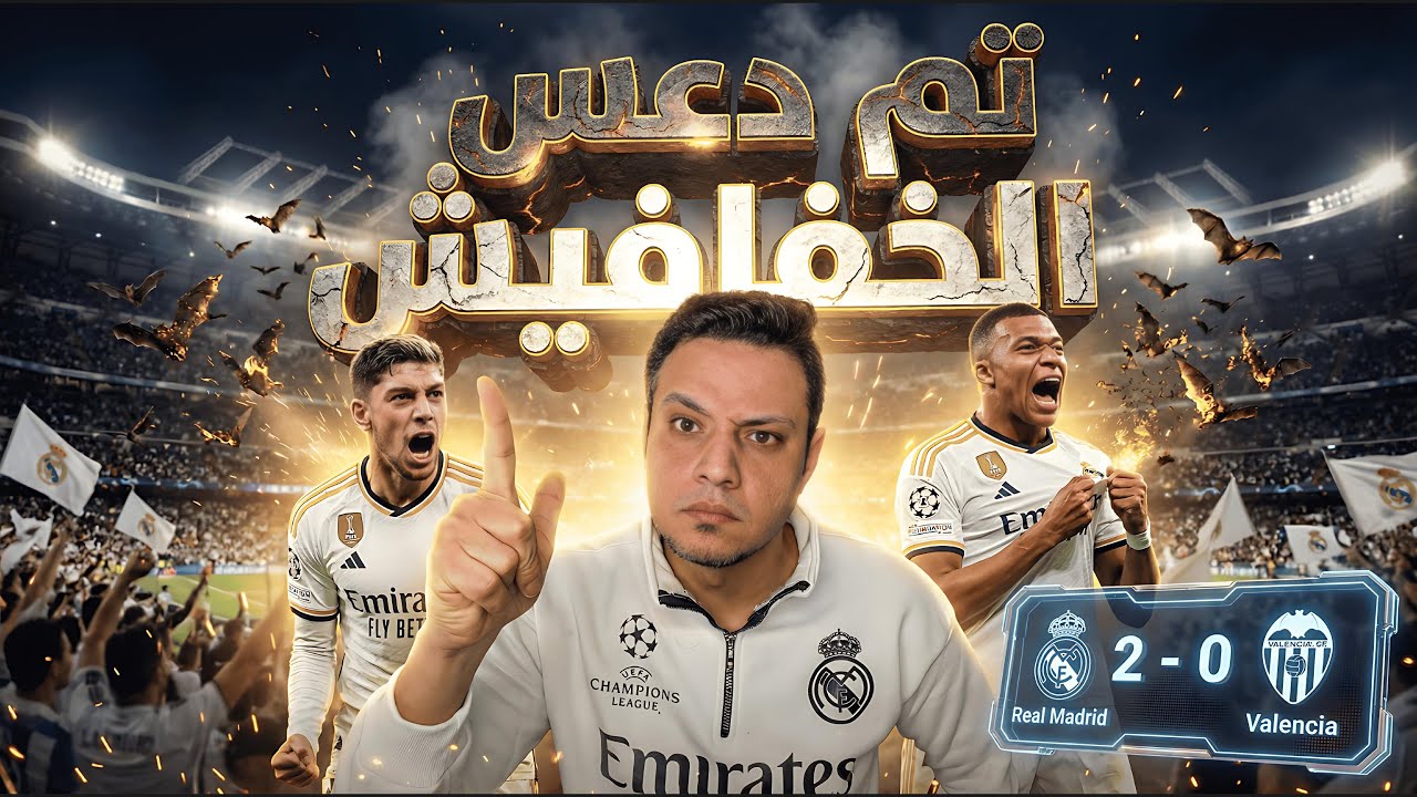 ريال مدريد ينتصر علي فالنسيا وجمهورهم بطريقة لعب من اربيلوا يحتار فيها العلماء