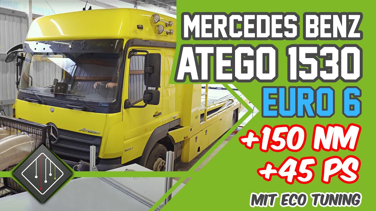 Mercedes Benz Atego 1530 Euro 6 | ECO-Softwareoptimierung | MAHA LKW Prüfstand | mcchip-dkr
