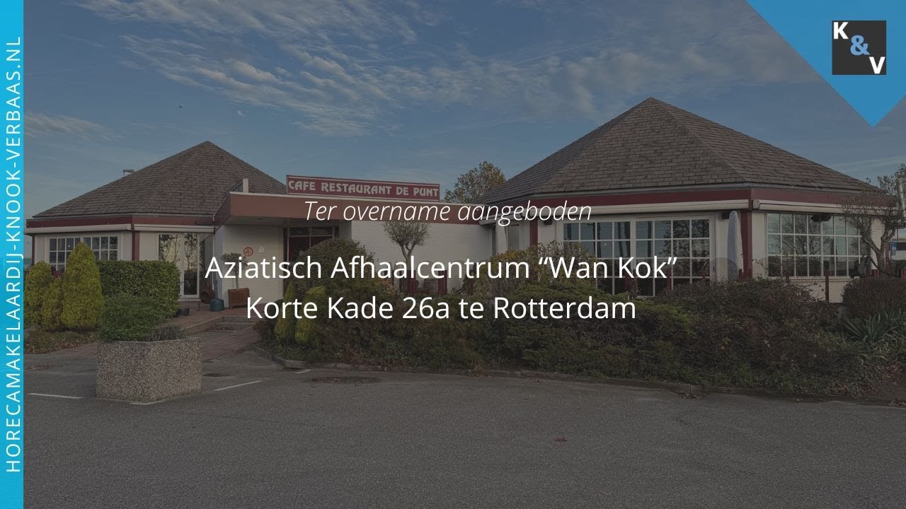Restaurant De Punt - Botlekweg 180 te Rotterdam (Botlek ) Horecamakelaardij Knook & Verbaas