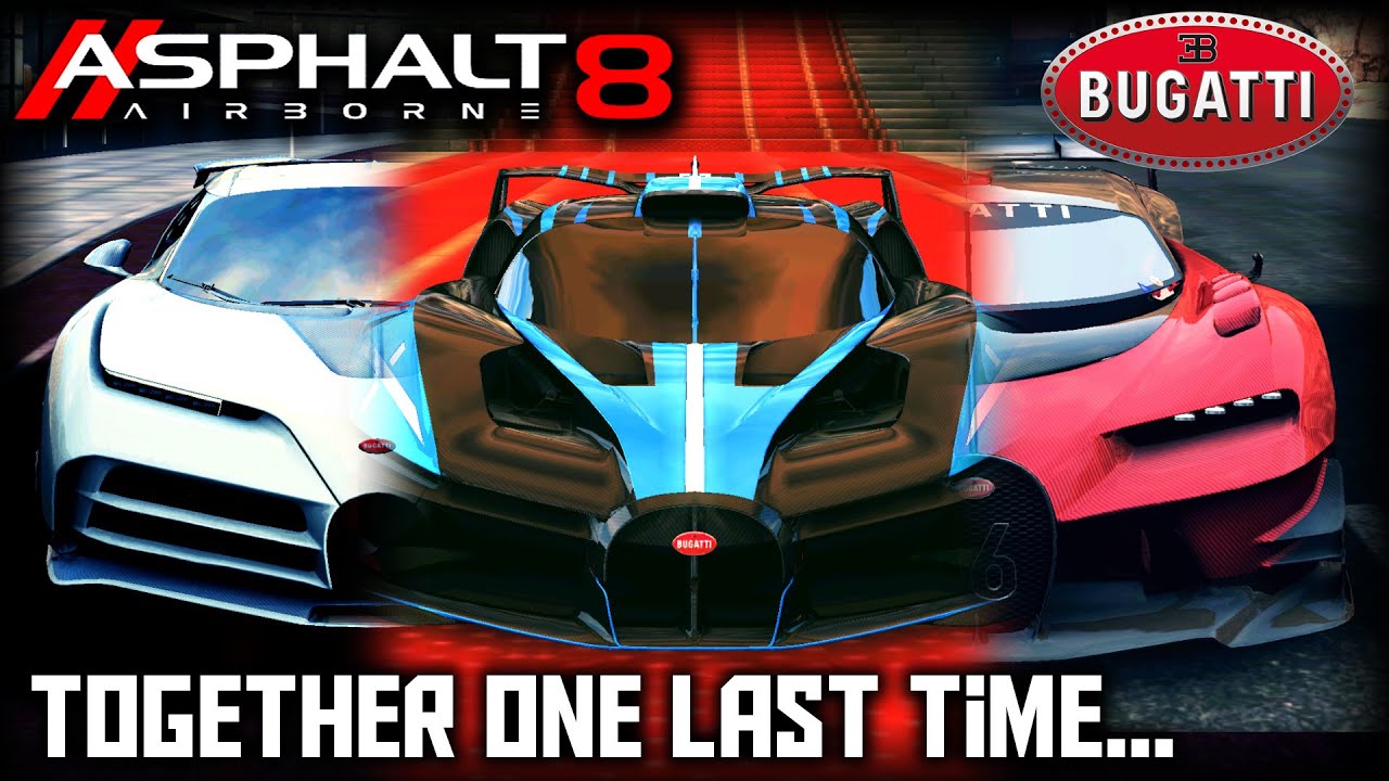 The Bugatti Gauntlet Team - My Favorite Buggos One Last Time (Asphalt 8)