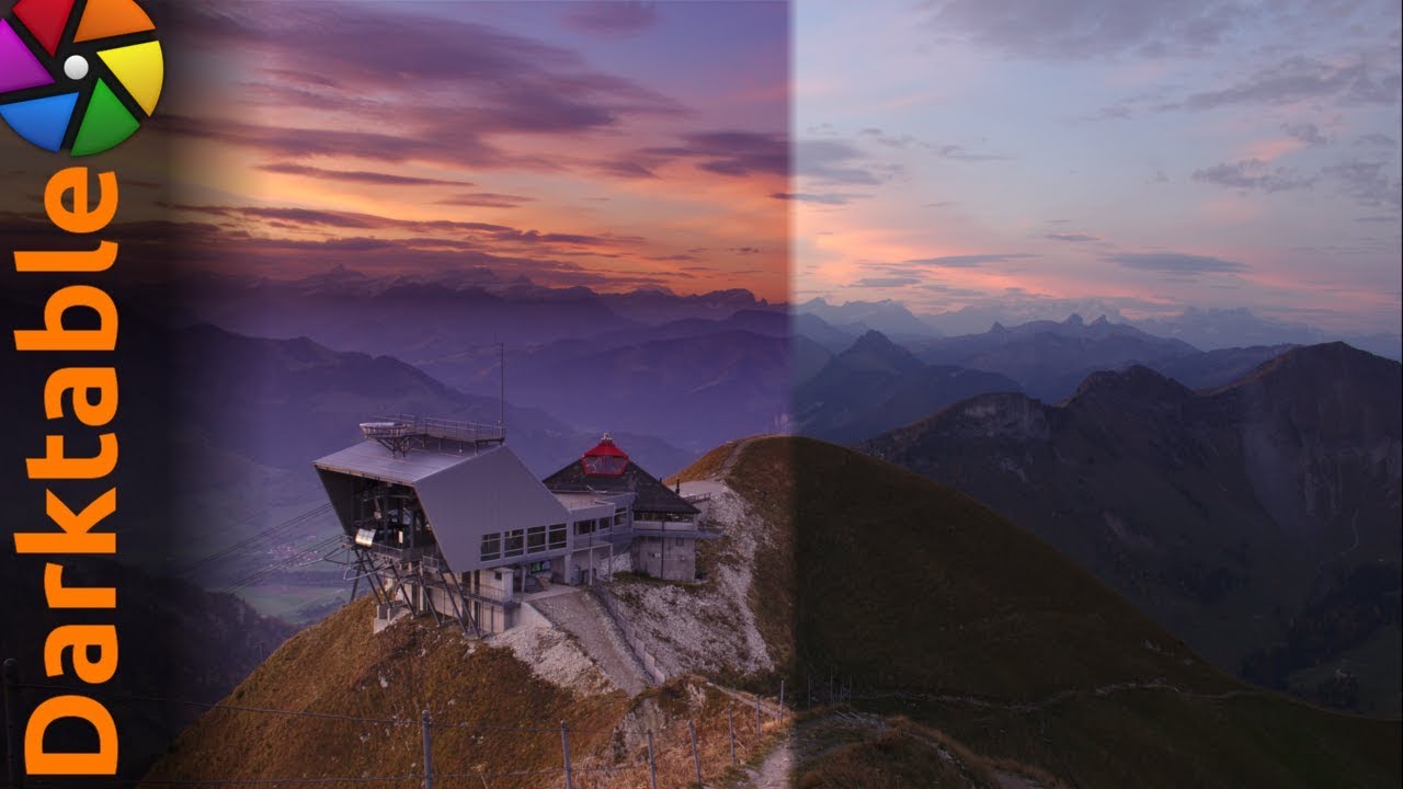 Assembler et développer un HDR avec Darktable