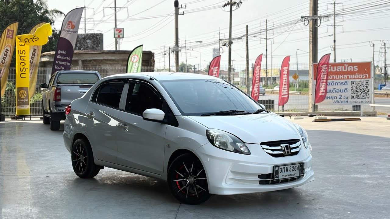 🚗 ขาย Honda Brio Amaze 1.2V ปี13 จด14ราคาเพียง 149,000 บาท📍 ไมล์ 190,000 กม.สนใจติดต่อ📞 062-394-7748