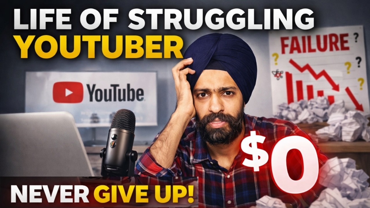 Life Of Struggling Youtuber | Reality Behind The Camera