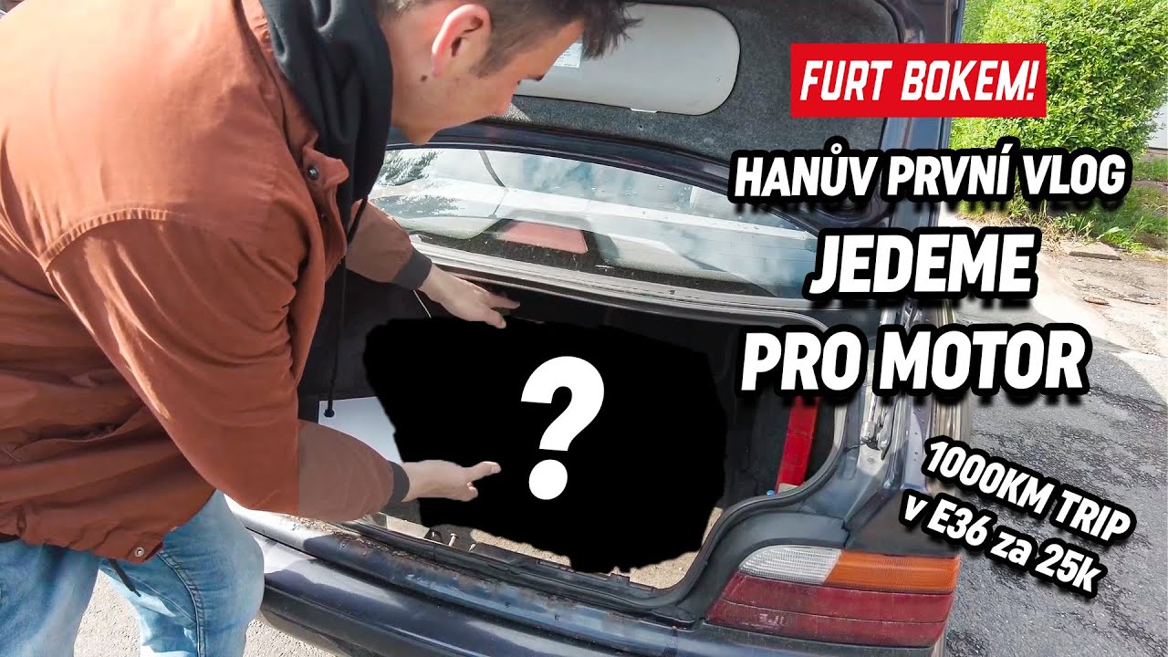 Hanův první vlog! | Jedeme pro motor | 1000km trip levněji než Octavií | Han #vlog