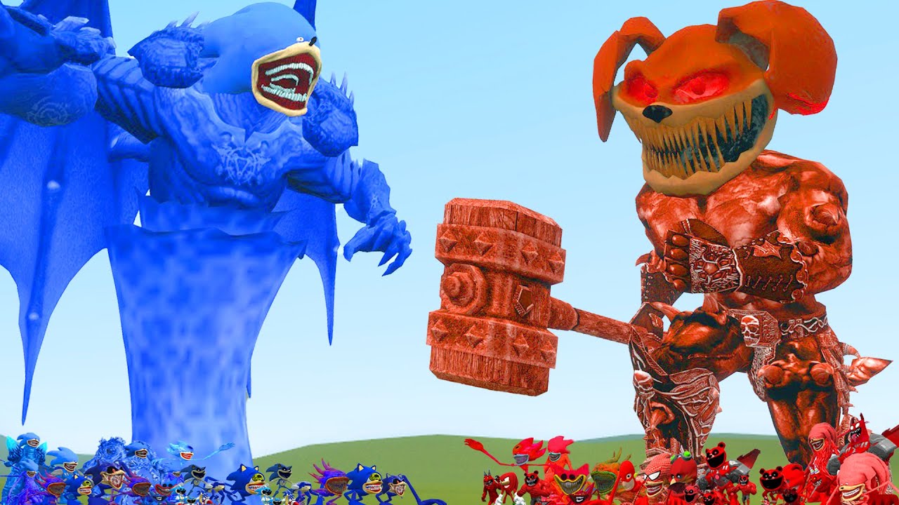 NEW TITAN THOR DOGDAY NIGHTMARE FAMILY VS CTHULHU SHIN SONIC TAPES FAMILY In Garry's Mod ?!!