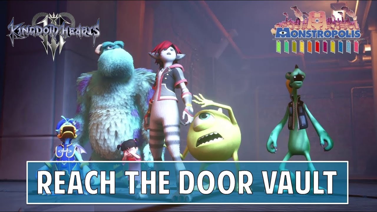 Make your way to the Door Vault | No Cutscenes | Power Plant, Monstropolis | Kingdom Hearts 3