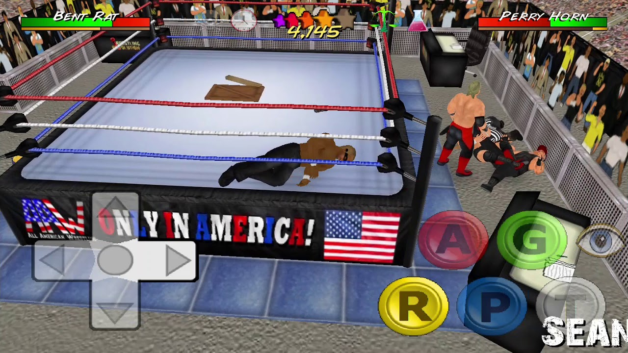 شرح كيف تصنع مباراة في لعبة Wrestling Revolutoin 3d على الاندرويد