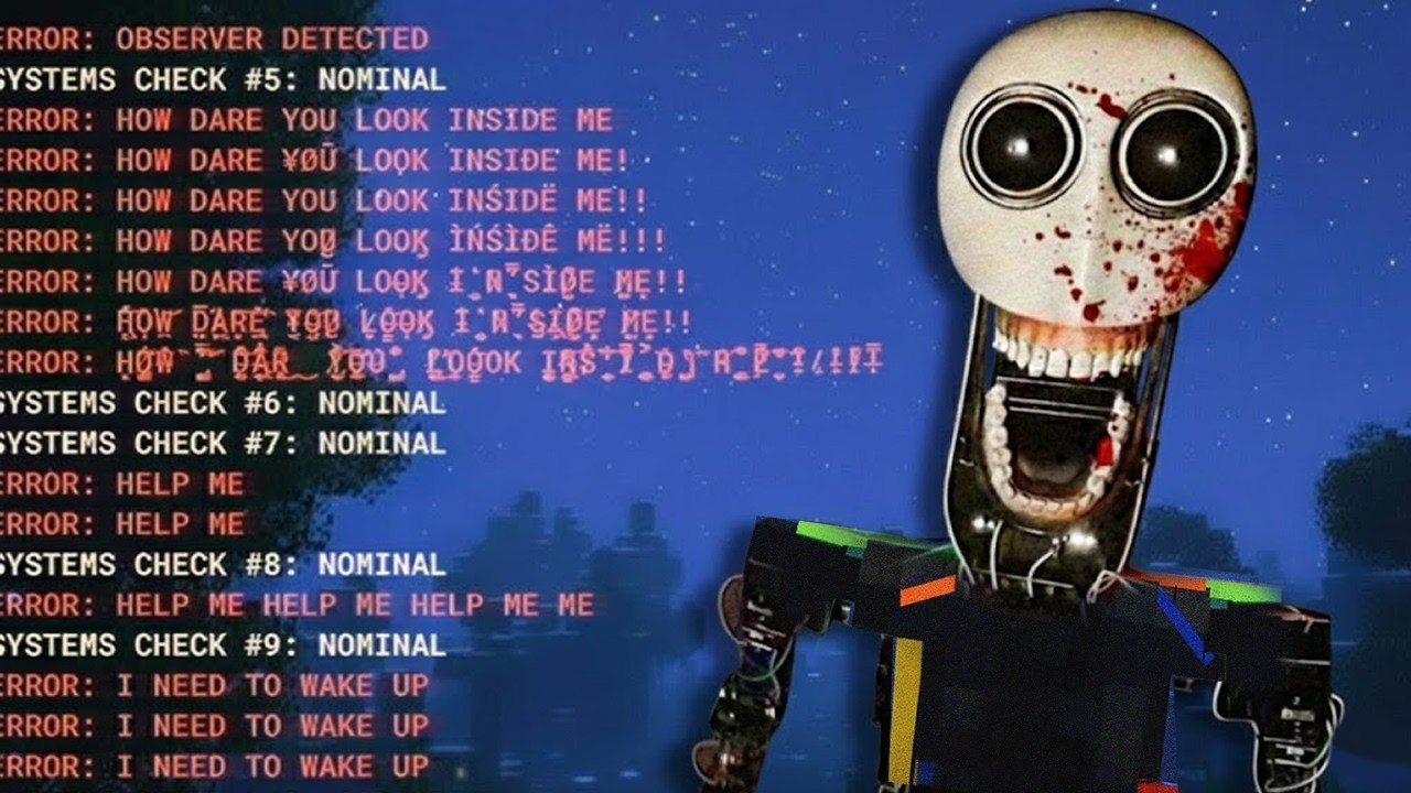 Je n’aurais JAMAIS dû construire ce robot dans mon monde Minecraft… (Self-Aware Robot) FILM