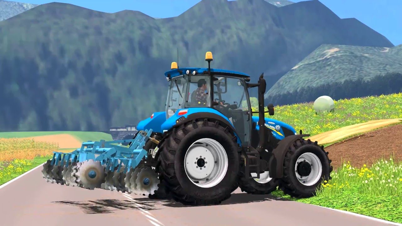Working with New Holland T5.115 in UTH [Dolenjska]