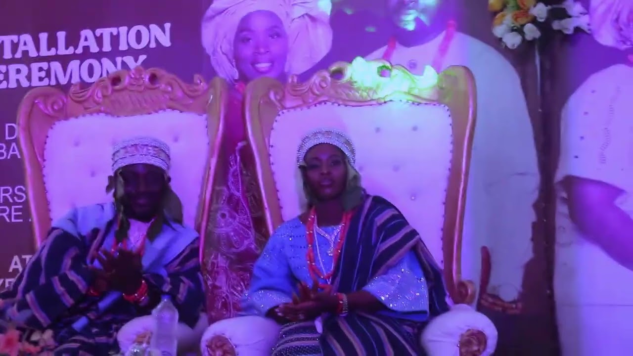 INSTALLATION CEREMONY OF MR & MRS HON. (DR.) AKINWOLERE BABJIDE THOMAS RECEPTION